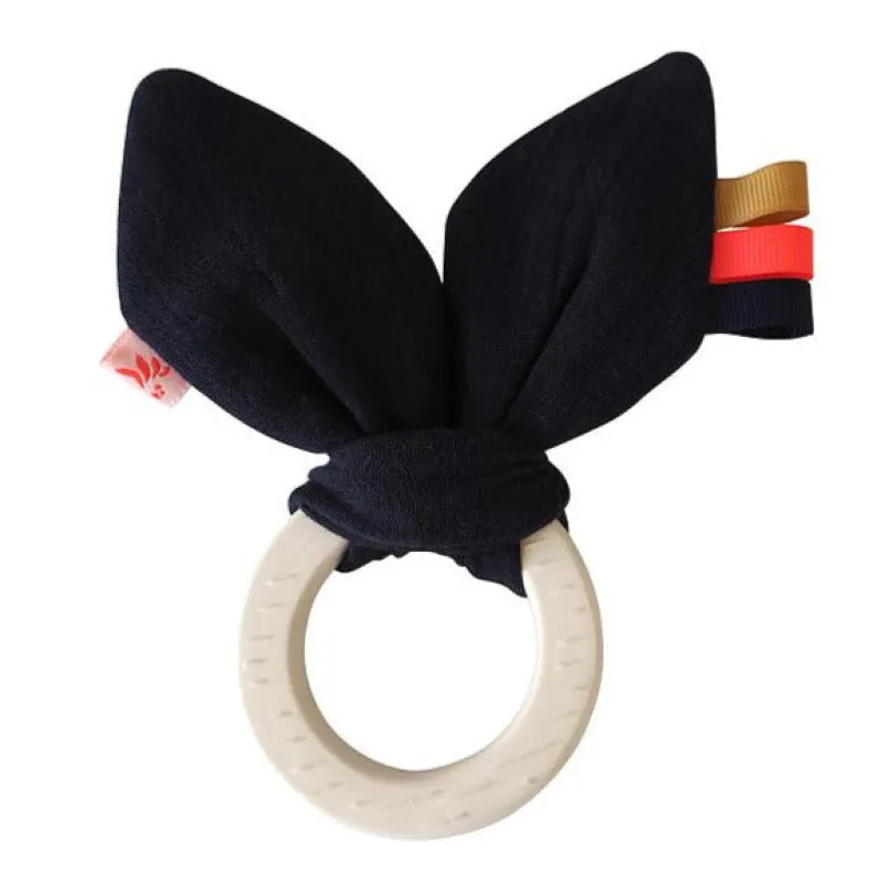 Kikadu Rattles / Clutching|Newborn^Organic Lama Blue Teether