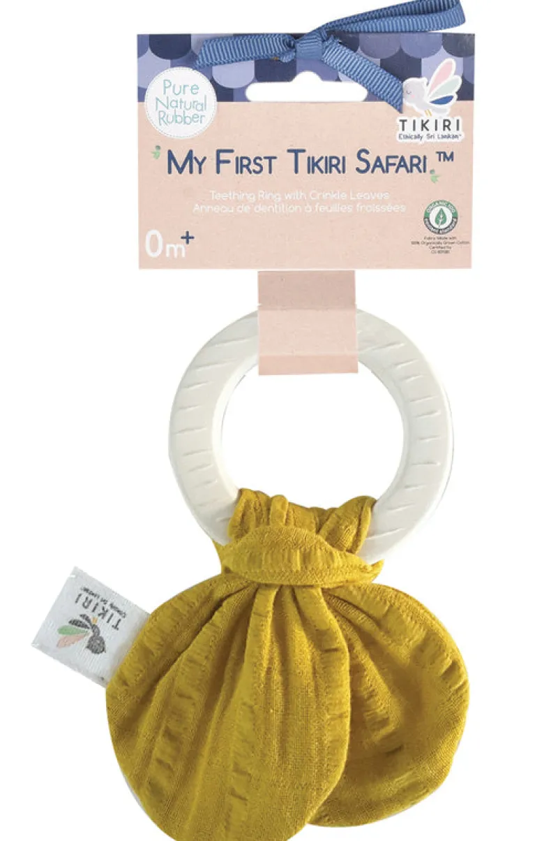 Tikiri Rattles / Clutching|Age 1^Organic Teether - Tumeric