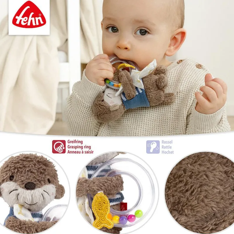 Fehn Rattles / Clutching|Activity Toys^Otter Rattle Ring