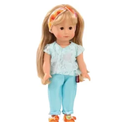 Gotz Age 4|Age 3^Paula 27cm Just Like Me Vinyl Doll