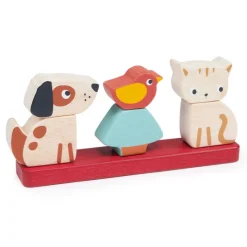 Mentari Wooden Puzzles|Early Learning^Pet Stacker