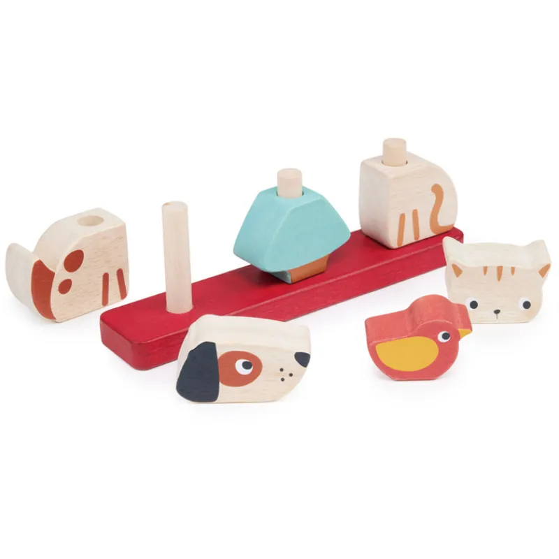 Mentari Wooden Puzzles|Early Learning^Pet Stacker