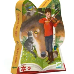 Djeco Jigsaws / Puzzles|Age 5 & 6^Peter and the Wolf Silhouette Puzzle (50-Piece)