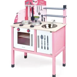 Janod Role Play|Kitchen / Play Food^Pink Maxi Cooker and Accessories