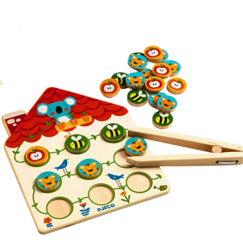 Djeco Games|Age 4^Pinstou Wooden Counting Game