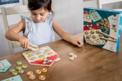 Djeco Games|Age 4^Pinstou Wooden Counting Game