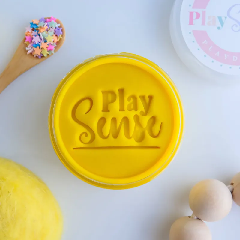 Play Sense Sensory Play|Age 9 & 10^Playdough | Yellow | Pineapple Scented | Large
