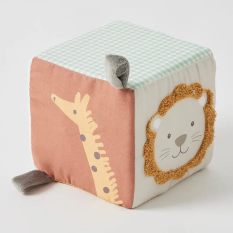 Jiggle u0026 Giggle Soft Toys|Activity Toys^Plush Safari Block