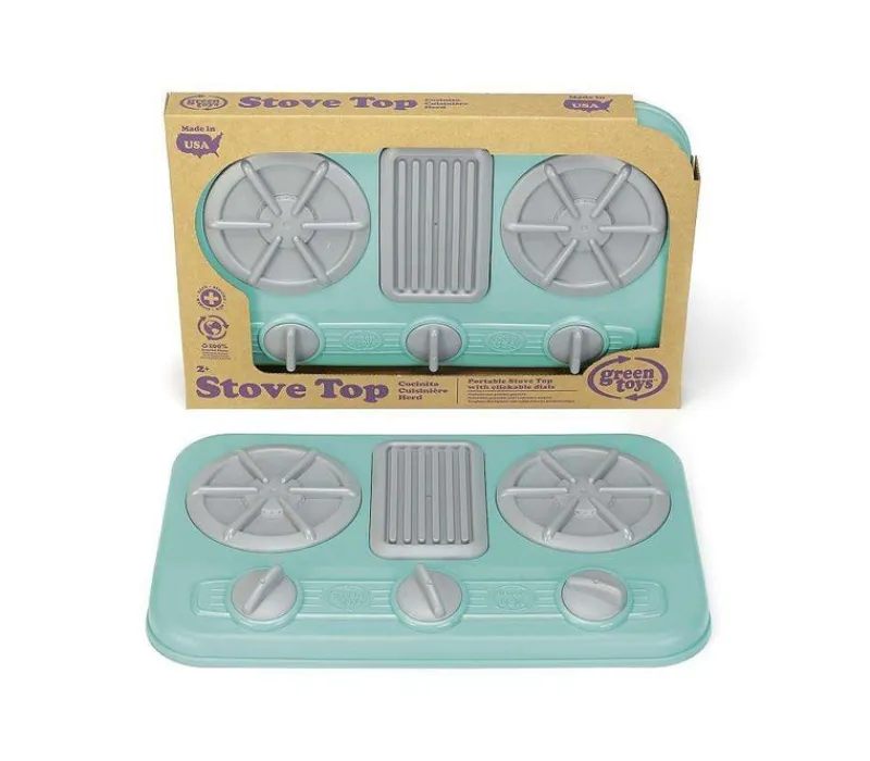 Green Toys Role Play|Kitchen / Play Food^Portable Stove Top