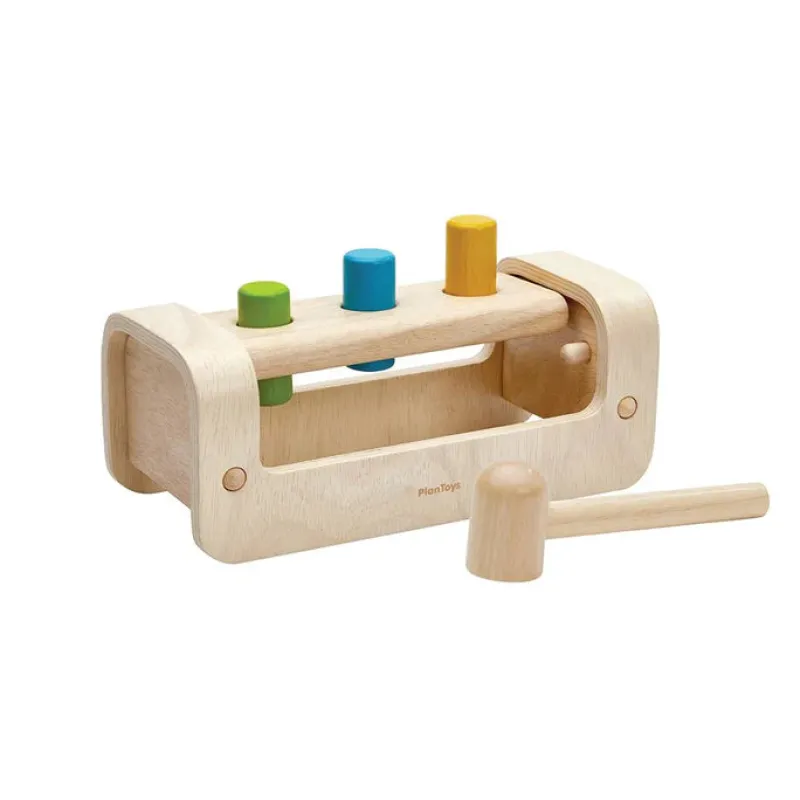 Plan Toys Hammer / Lace|Age 3^Pounding Bench
