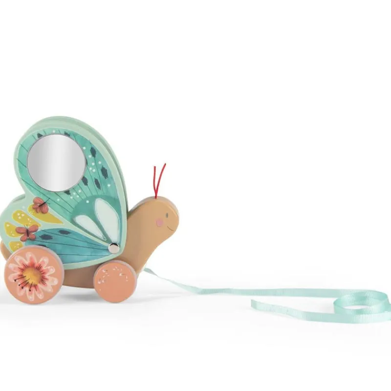 Moulin Roty Push / Pull|Age 2^Pull-Along butterfly