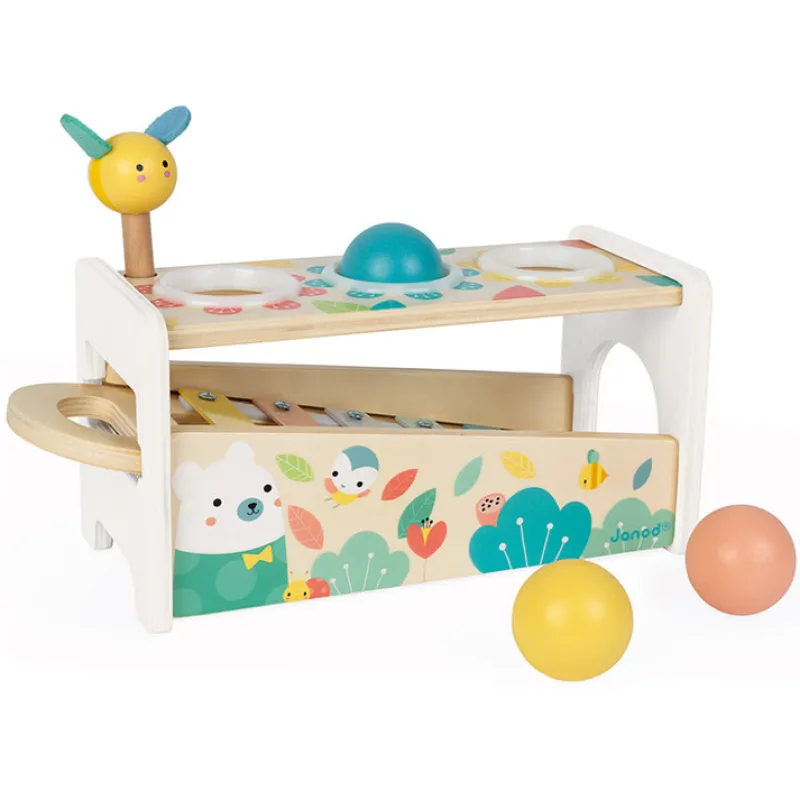 Janod Early Learning|Sensory Play^Pure Tap Tap Game (2 in 1)