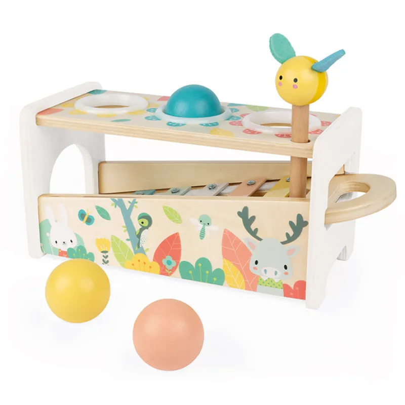 Janod Early Learning|Sensory Play^Pure Tap Tap Game (2 in 1)