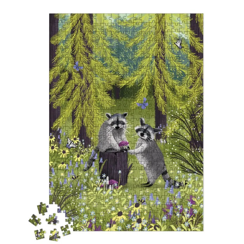 Janod Jigsaws / Puzzles|Teenager^Puzzle Raccoon Bandits - 500 Piece