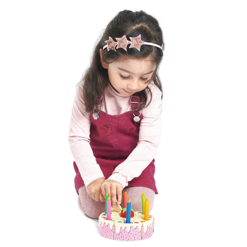 Tender Leaf Toys Play Food|Role Play^Rainbow Birthday Cake