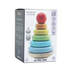 Petilou Early Learning|Stacking / Sorting^Rainbow Stacker | Wooden