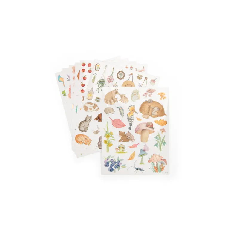 Moulin Roty Stickers / Transfers|Art / Craft^Rosalies Colouring & Sticker Book