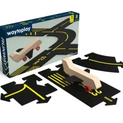 Waytoplay Waytoplay Track Sets|Wooden Vehicles^Runway (with Airplane)