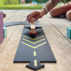 Waytoplay Waytoplay Track Sets|Wooden Vehicles^Runway (with Airplane)