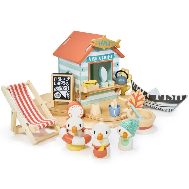 Tender Leaf Toys Small World Play|Age 5 & 6^Sandy's Beach Hut