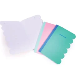 Happy Mondays Stationery|Teenager^Scalloped Notebook 3 Piece Set