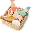 Tender Leaf Toys Play Food|Kitchen / Play Food^Seafood Basket