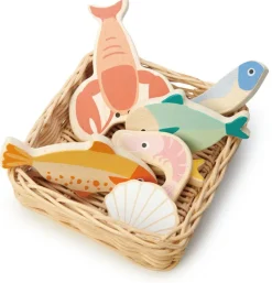 Tender Leaf Toys Play Food|Kitchen / Play Food^Seafood Basket