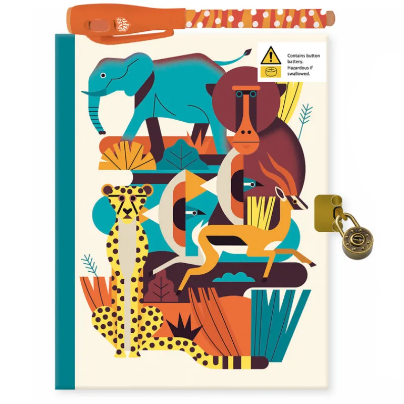 Djeco Stationery|Age 9 & 10^Secret Notebook with Magic Pen - Owen