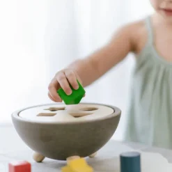 Plan Toys Wooden Puzzles|Stacking / Sorting^Shape Sorting Bowl
