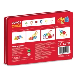 Magformers Stem Toys|Construction^Shapes and More 20pcs