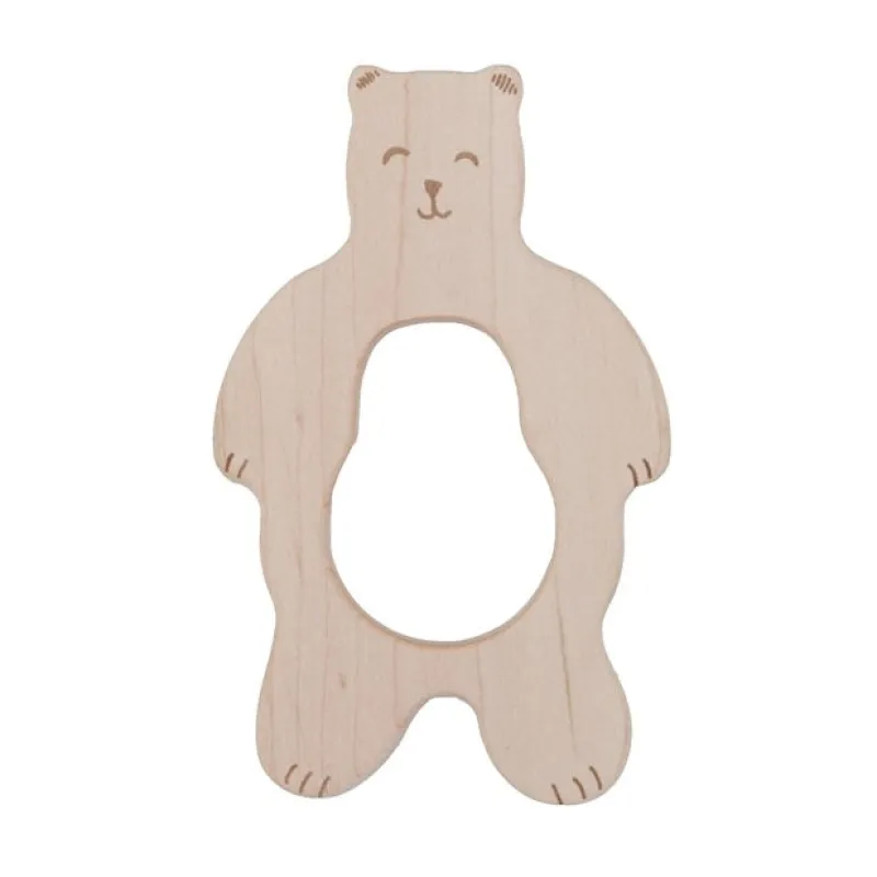 Wooden Story Rattles / Clutching|Newborn^Smiley Bear Teether ( made in Poland)