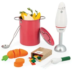 Janod Play Food|Role Play^Soup Play Set (43 piece set)