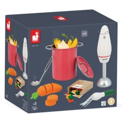 Janod Play Food|Role Play^Soup Play Set (43 piece set)