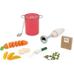 Janod Play Food|Role Play^Soup Play Set (43 piece set)