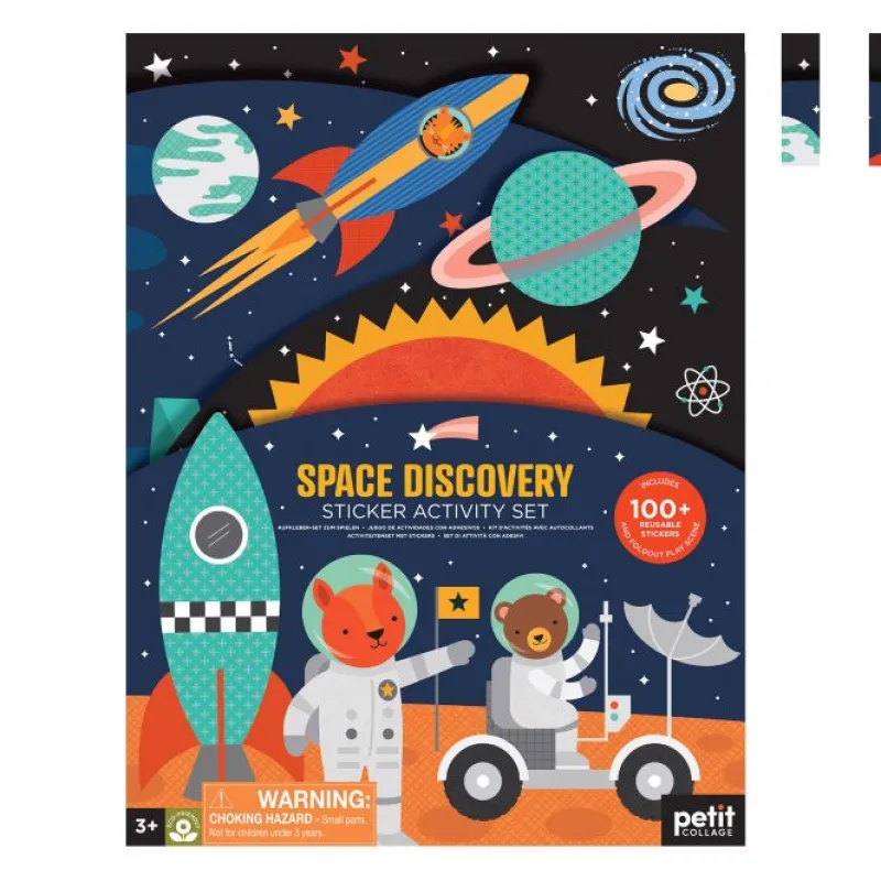 Petit Collage Stickers / Transfers|Age 5 & 6^Space Discovery Sticker Activity Set