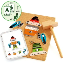 Djeco Hammer / Lace|Age 5 & 6^Space Hammer Tap Tap Game