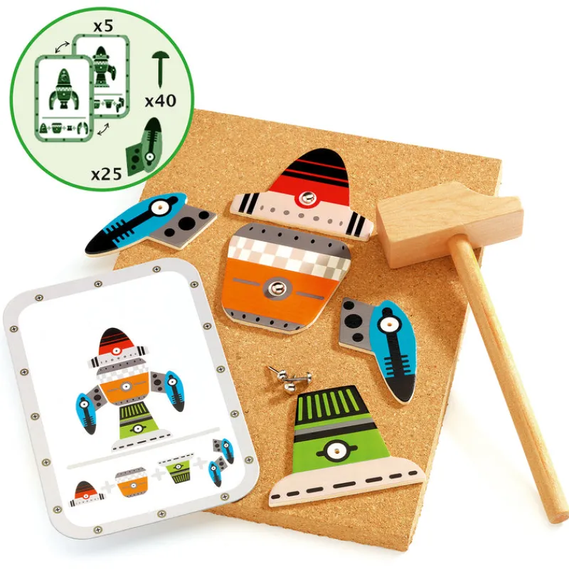 Djeco Hammer / Lace|Age 5 & 6^Space Hammer Tap Tap Game
