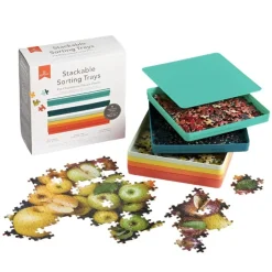 Galison Teenager|Age 11 & 12^Stackable Puzzle Sorting Trays