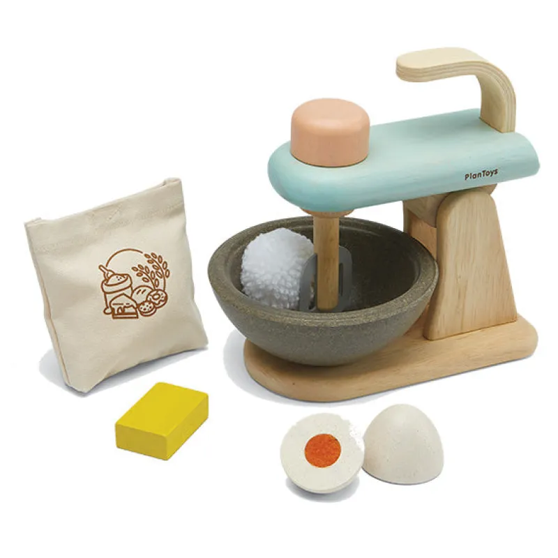 Plan Toys Play Food|Role Play^Stand Mixer Play Set
