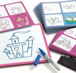 Djeco Art / Craft|Age 5 & 6^Step by Step Drawing Kit (Age 4+)