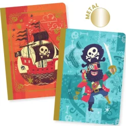 Djeco Stationery|Age 9 & 10^Steve Pirate Little Notebook Set