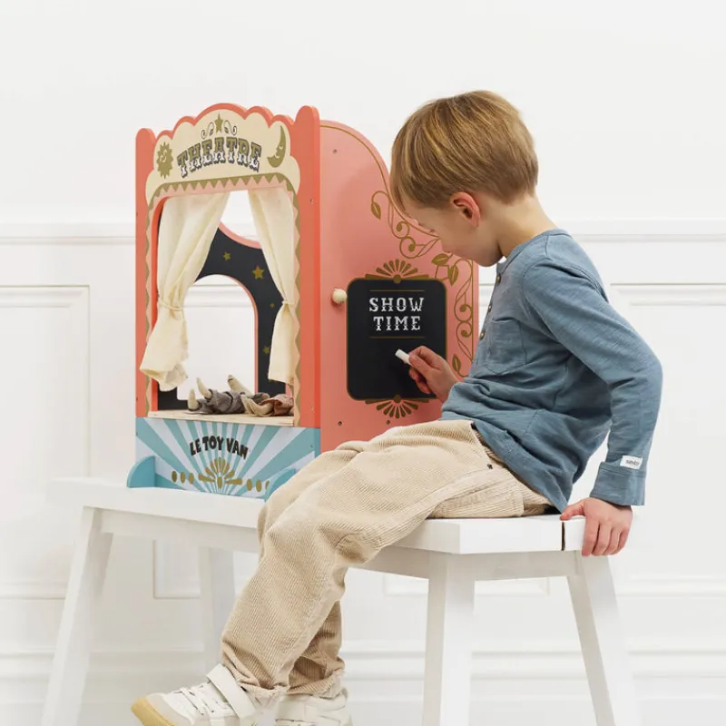 Le Toy Van Age 5 & 6|Age 4^Tabletop Puppet Theatre