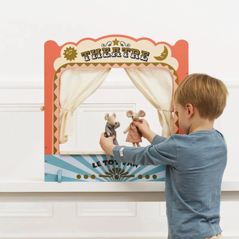 Le Toy Van Age 5 & 6|Age 4^Tabletop Puppet Theatre