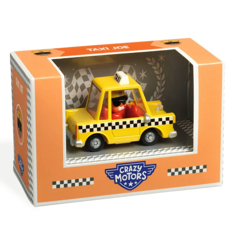Djeco Vehicles / Cars / Trucks|Cars / Trains / Planes^Taxi Joe | Crazy Motors