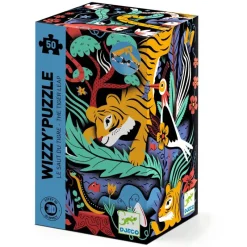 Djeco Jigsaws / Puzzles|Age 7 & 8^Tigers Leap Magic 3D Effect Puzzle