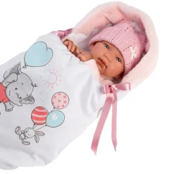 Llorens Dolls|Dolls^Tina Baby Doll 44cm with Dumbo Sleeper (L84452)