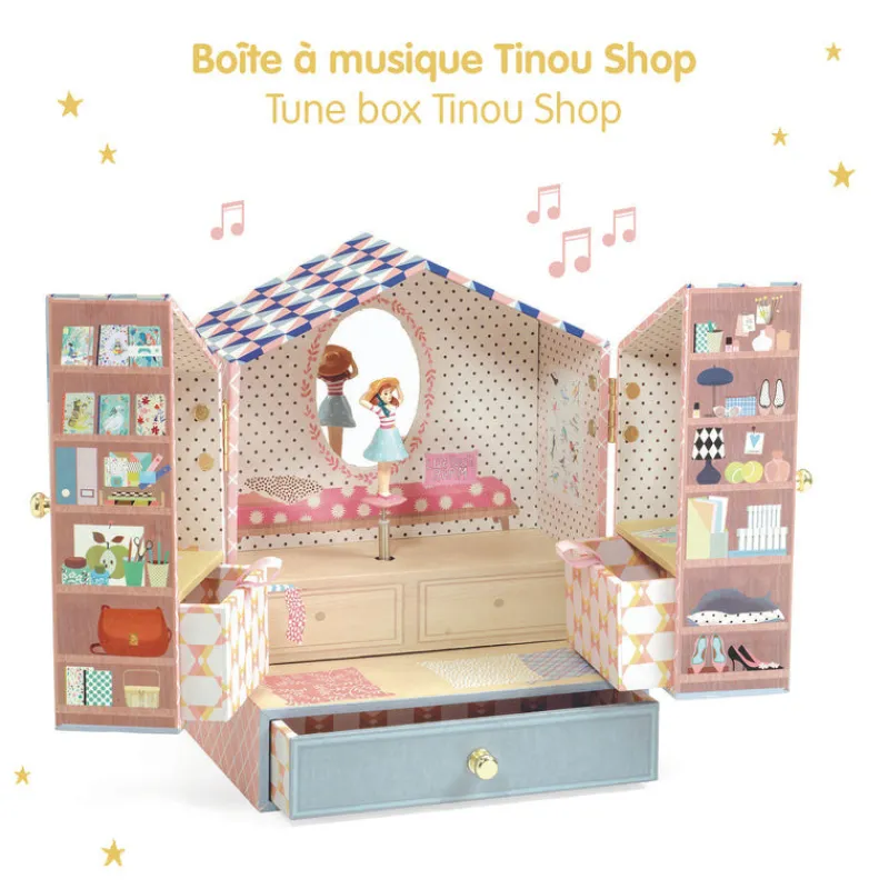 Djeco Musical / Auditory|Age 9 & 10^Tinou Shop Music Jewellery Box