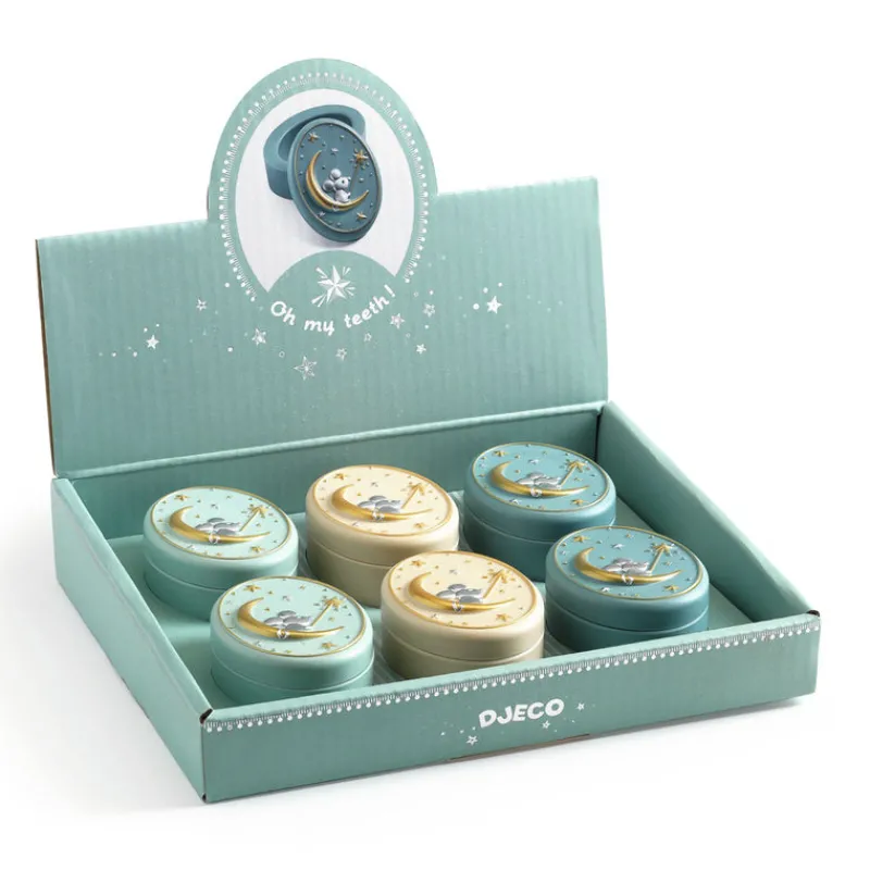 Djeco Age 4|Age 3^Tooth Keeper Box (teal)