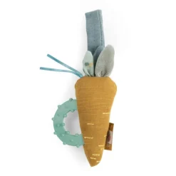 Moulin Roty Rattles / Clutching|Activity Toys^Trois Petits Lapins Carrot Teething Rattle