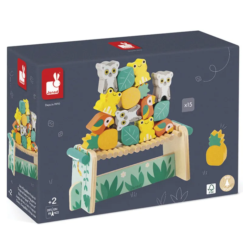 Janod Early Learning|Stacking / Sorting^Tropik Balancing Game